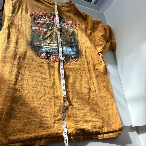 Harley Davidson Men’s Orange Mobile Bay Shirt Size XL - Picture 7 of 7